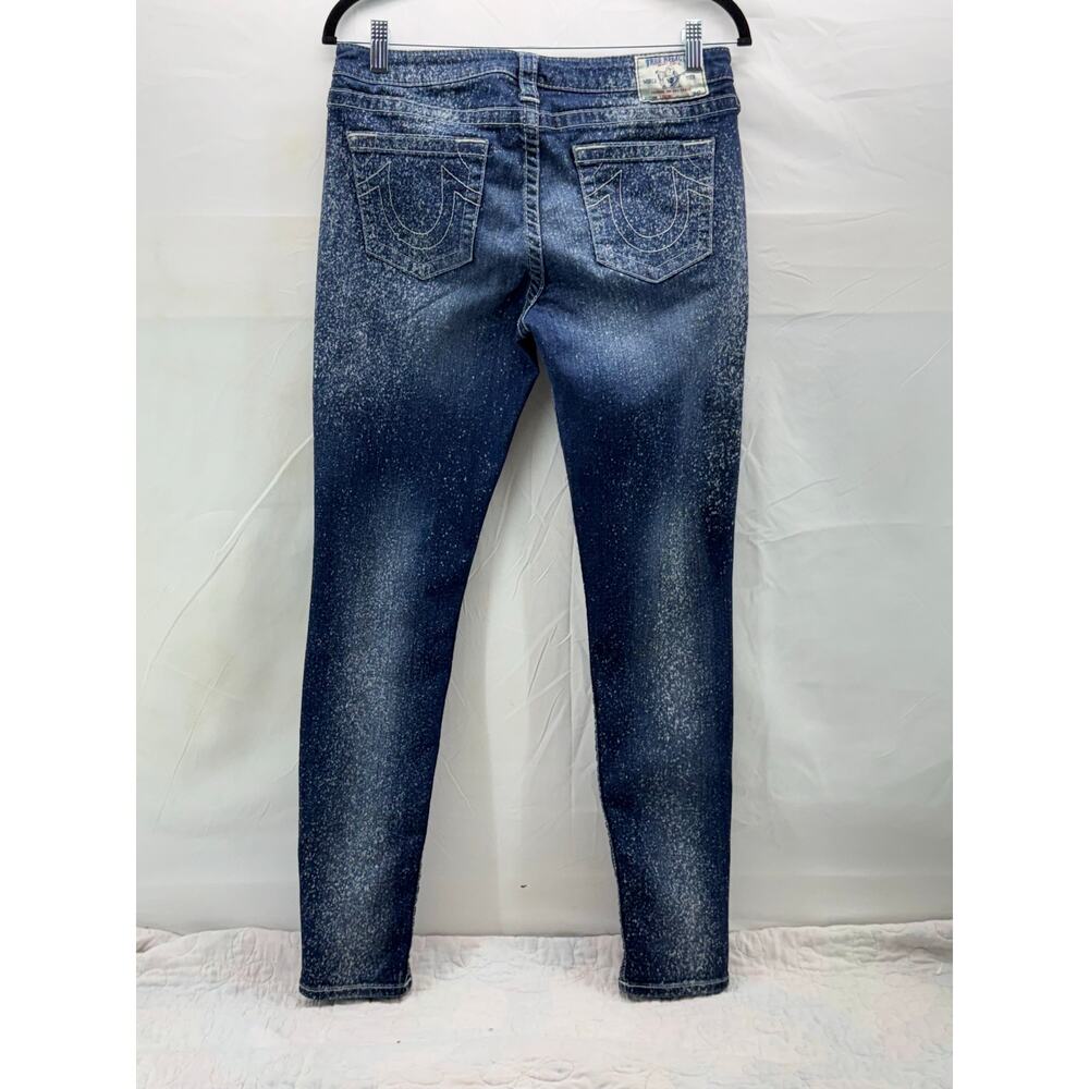 Women’s 31 skinny true religion, bleached wash jeans - Picture 4 of 12